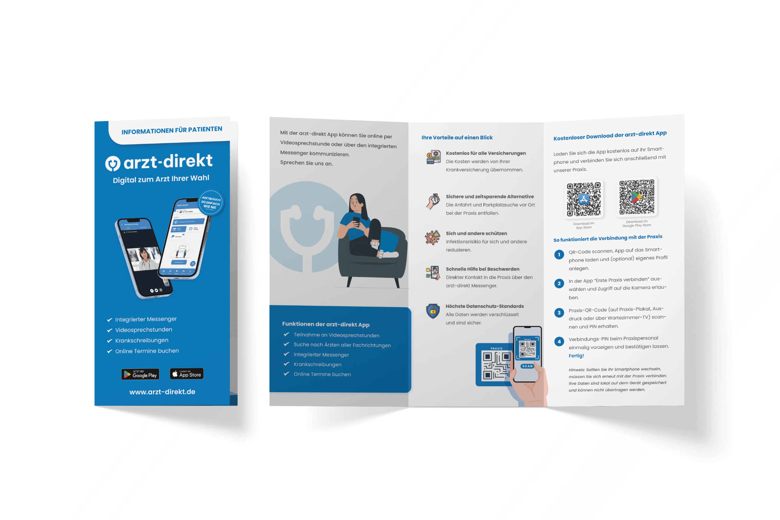 Arzt-Direkt Patienten Flyer