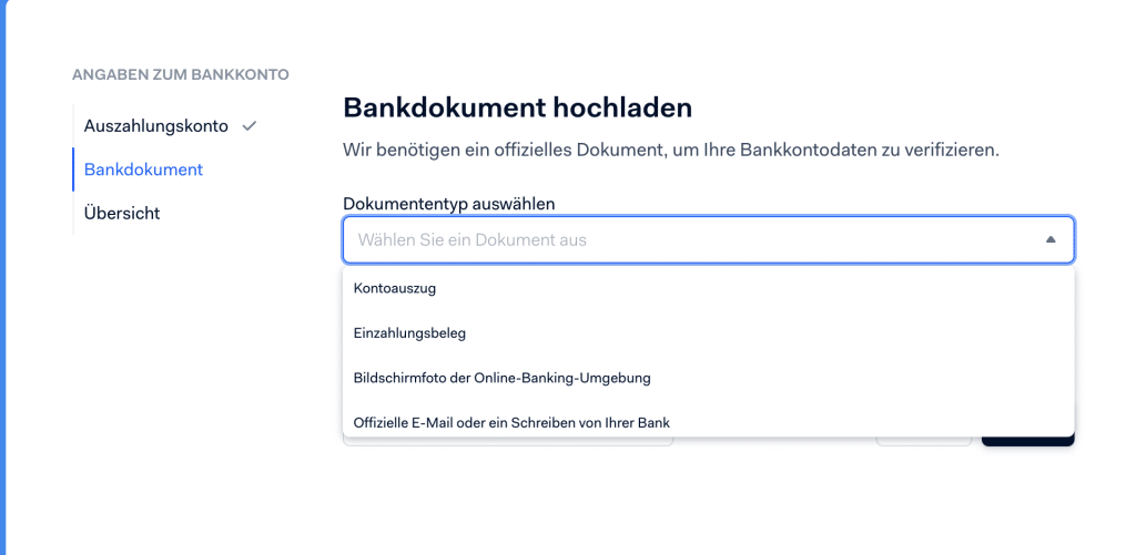 arzt direkt handbuch adpay adyen bankdokument