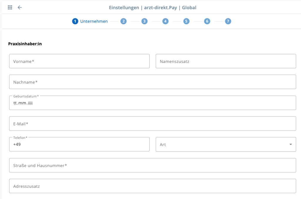 arzt direkt handbuch adpay inhaber