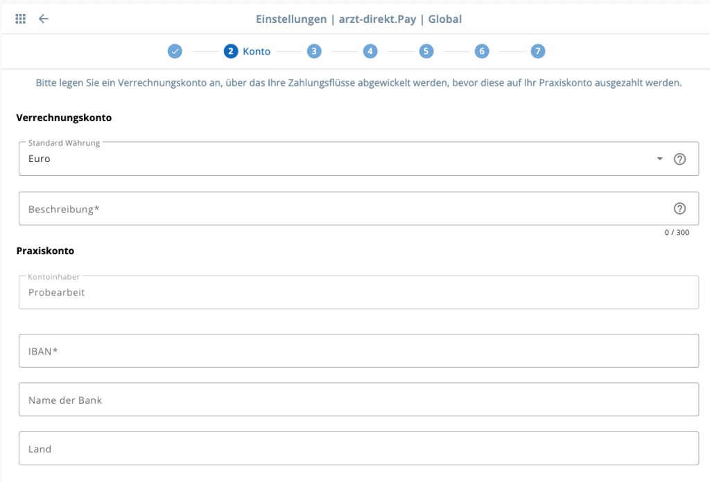 arzt direkt handbuch adpay konto