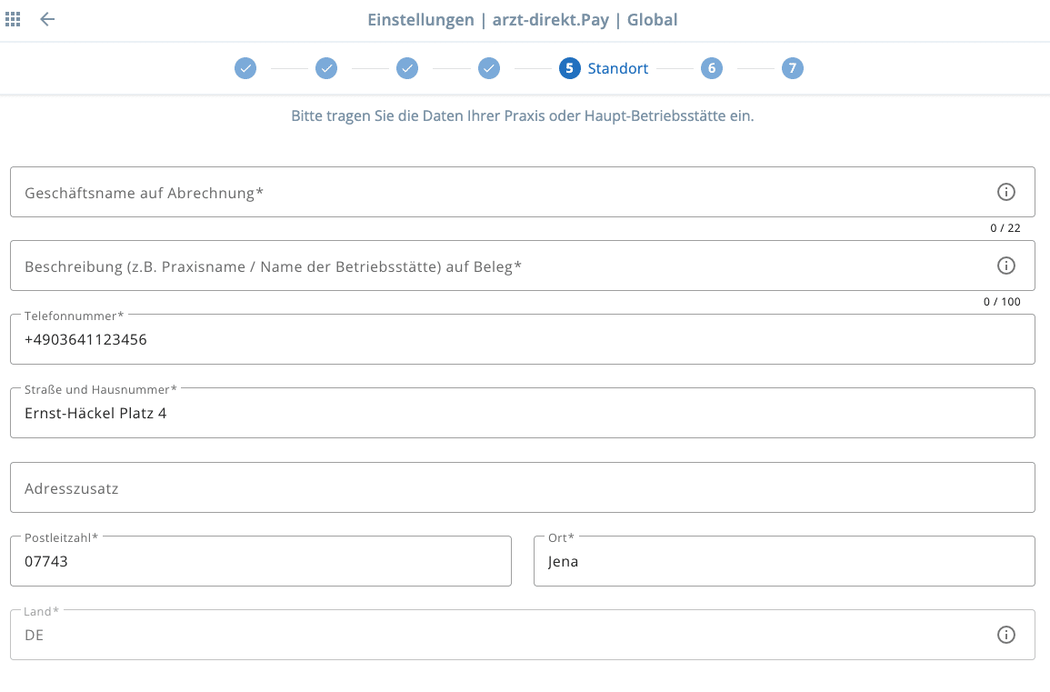 Arzt-Direkt.pay Standort