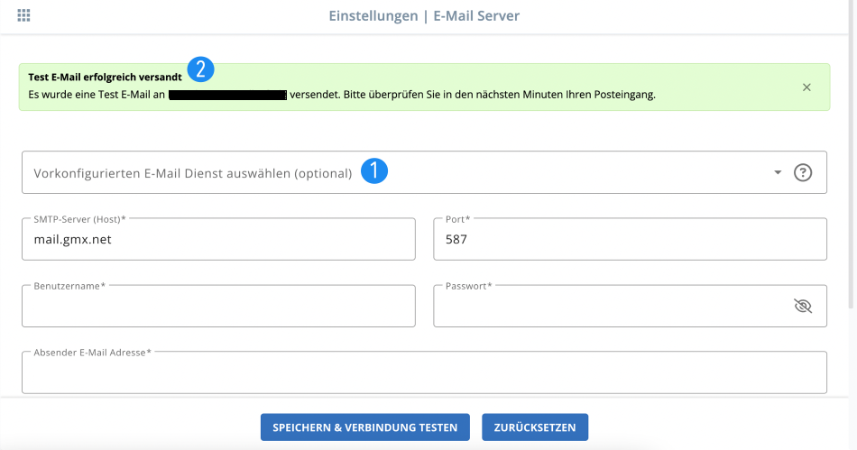 arzt direkt handbuch basis konfiguration e mail server einrichten 1