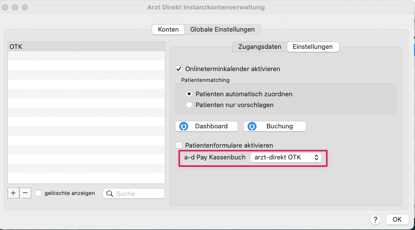arzt direkt handbuch online terminkalender adpay tomedo einstellungen kassenbuch