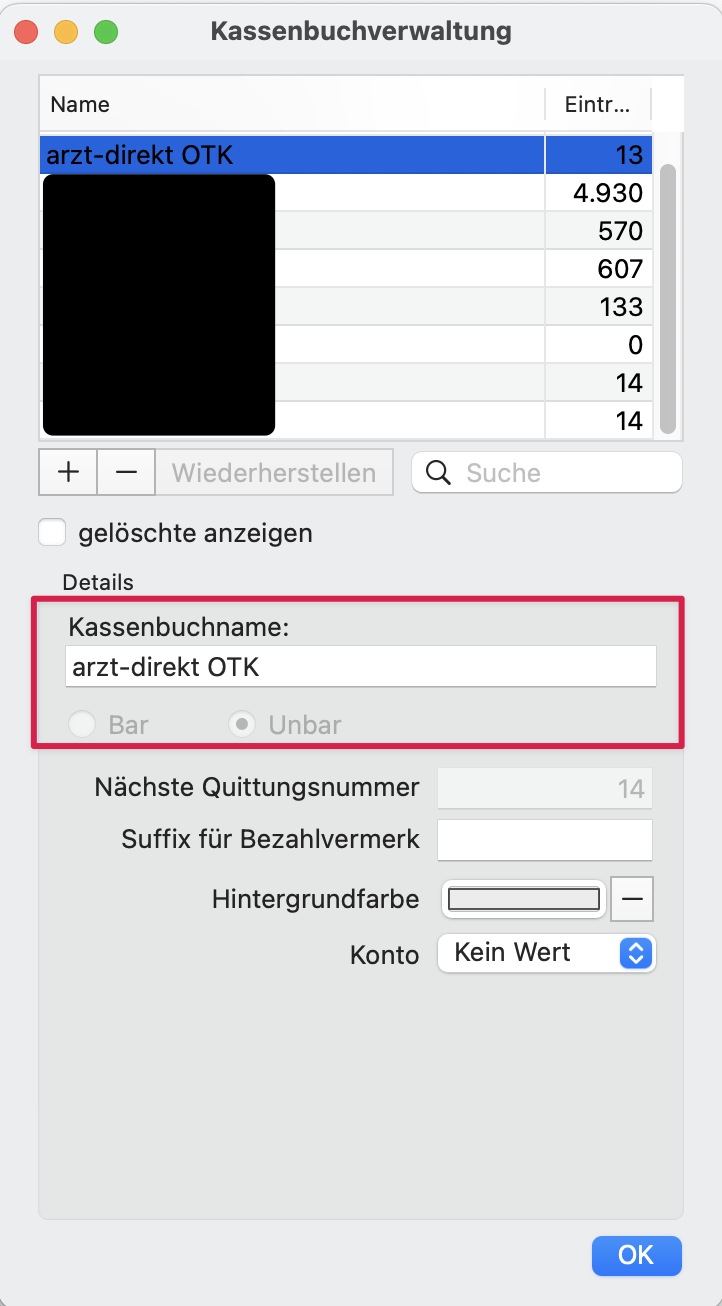 Arzt Direkt Handbuch Online Terminkalender Adpay Tomedo Kassenbuch Anlegen2