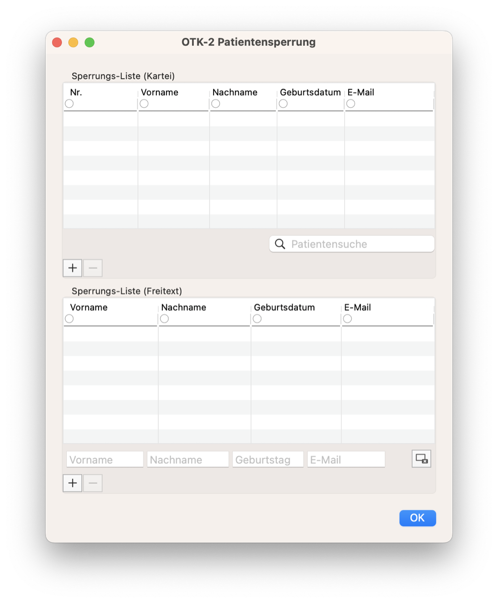 Arzt Direkt Handbuch Otk2 Ersteinrichtung Tomedo Patientensperrung