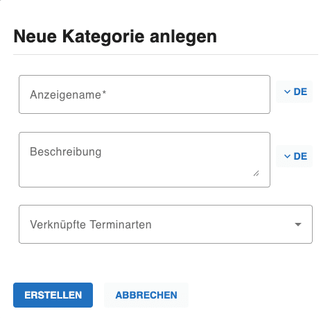 arzt direkt handbuch otk2 kategorie anlegen