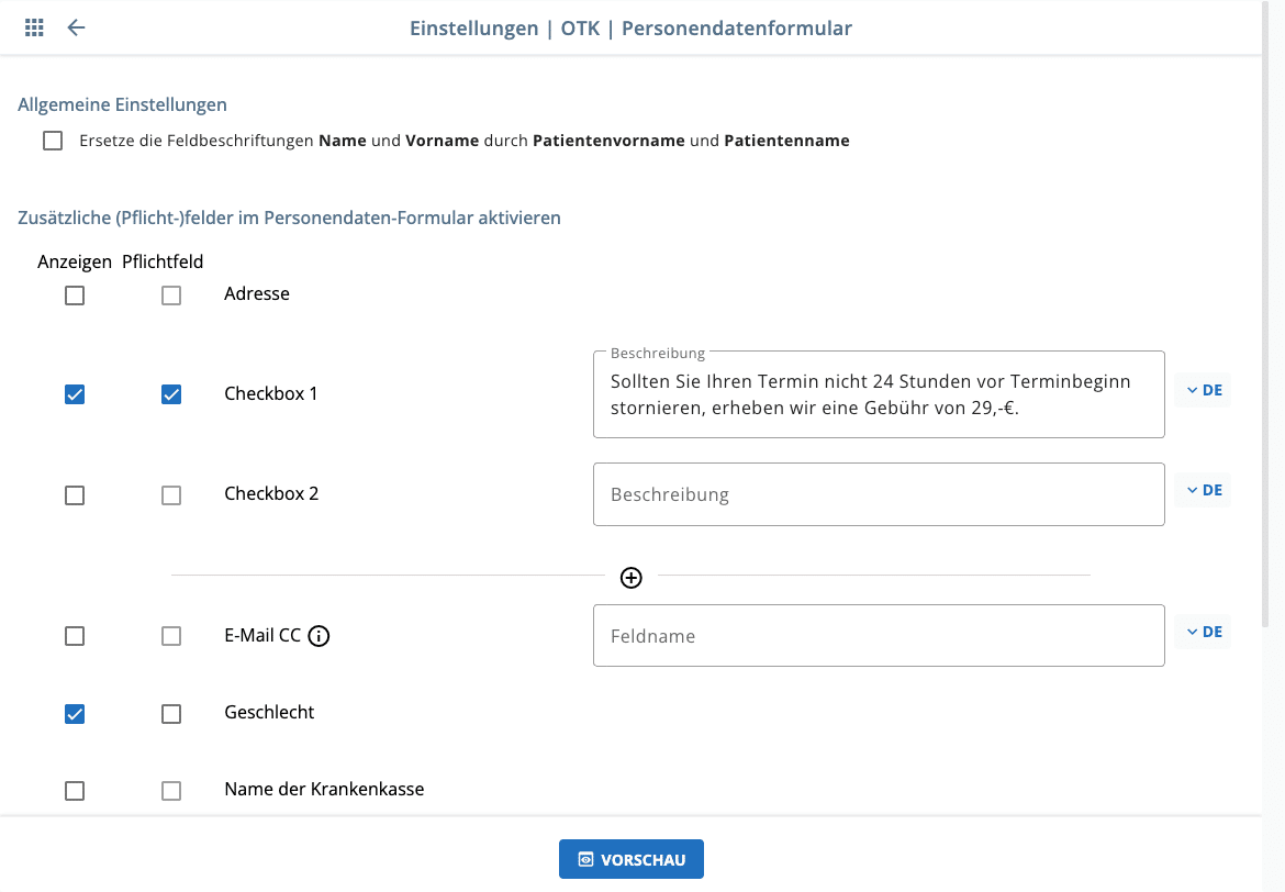 arzt direkt handbuch otk2 personendatenformular