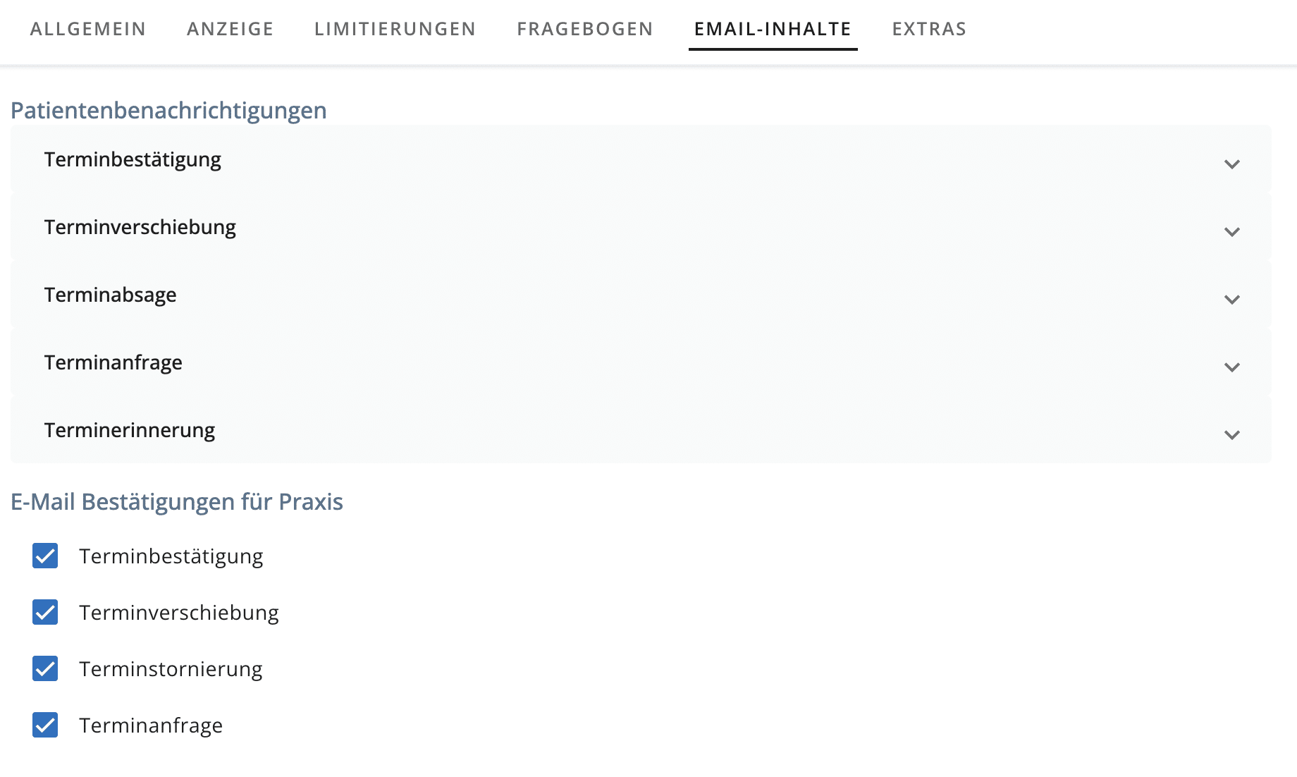 Arzt Direkt Handbuch Otk2 Terminarten Emails